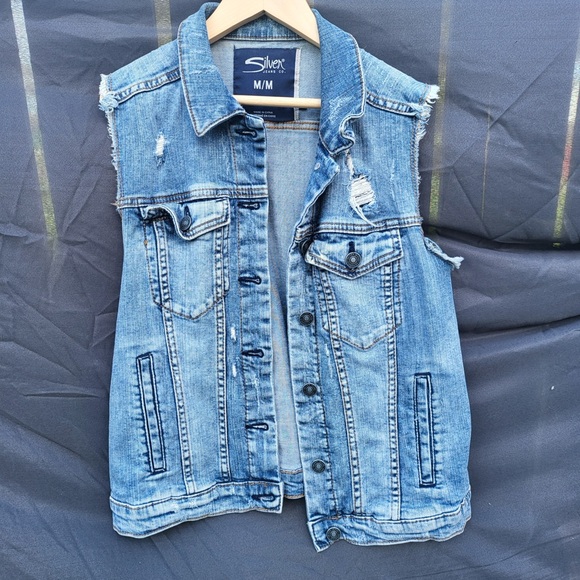 Silver Jean Vest - Picture 1 of 2